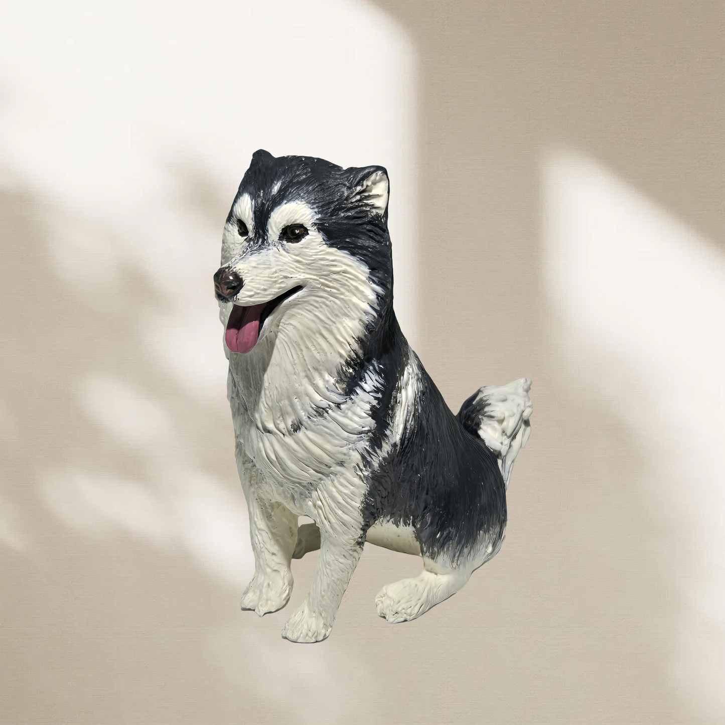 Handcrafted Pet Portrait Sculpture – Custom 3D Keepsake or Semi-Relief Fridge Magnet (Premium Stone Clay Art)