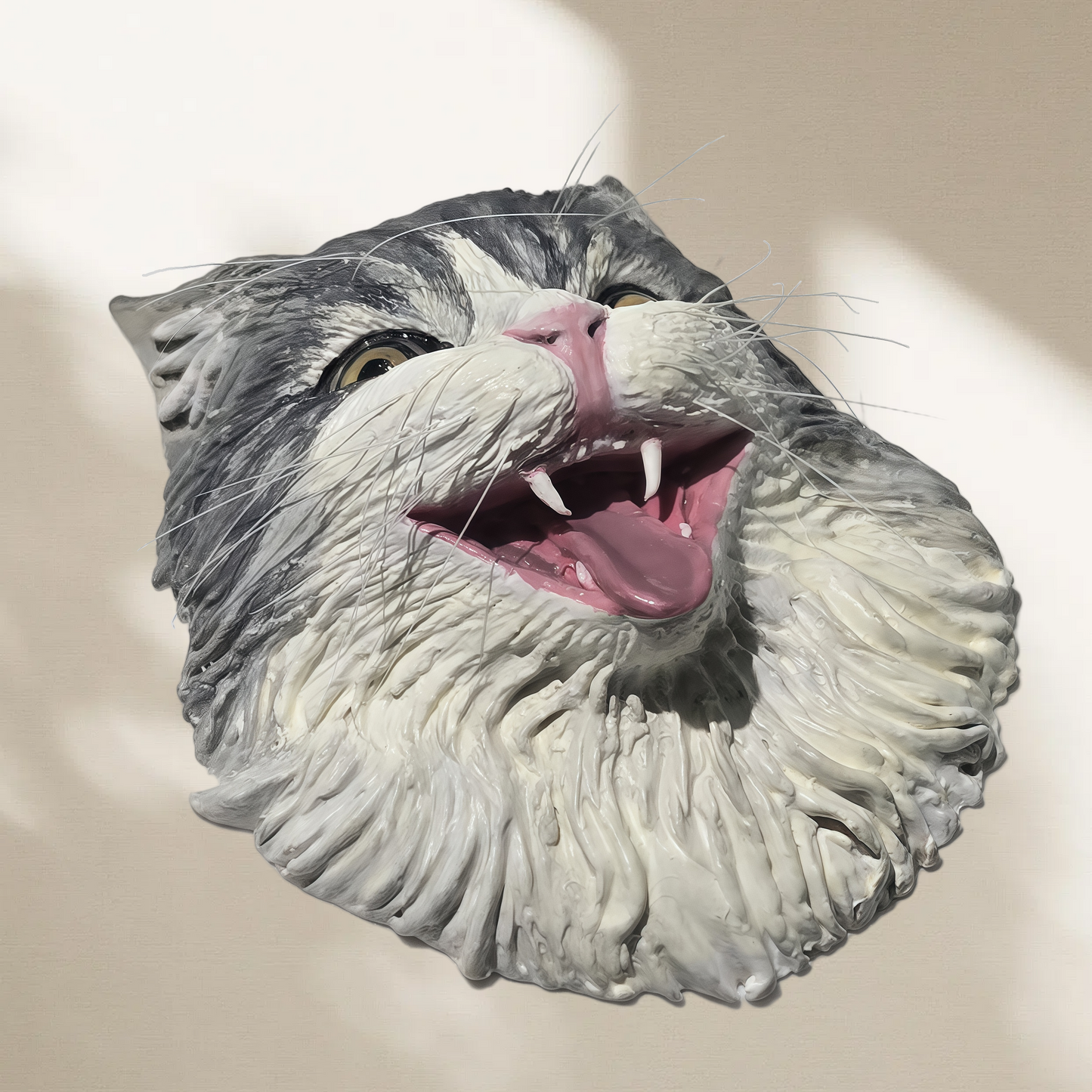 Handcrafted Pet Portrait Sculpture – Custom 3D Keepsake or Semi-Relief Fridge Magnet (Premium Stone Clay Art)