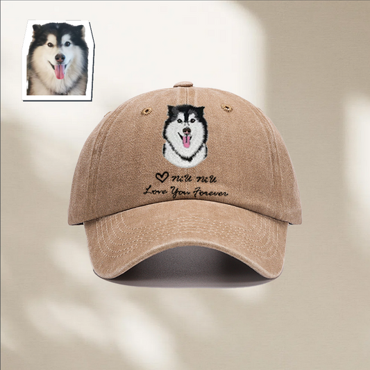 Custom Pet Hand-Embroidery Baseball Cap – Stitch in Every Step