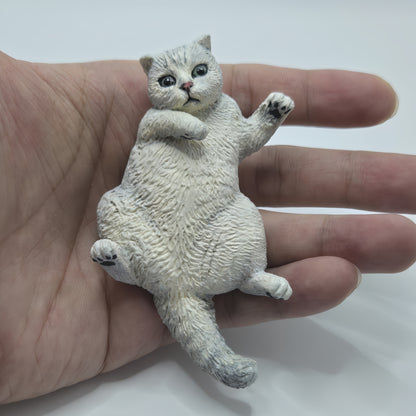 Handcrafted Pet Portrait Sculpture – Custom 3D Keepsake or Semi-Relief Fridge Magnet (Premium Stone Clay Art)