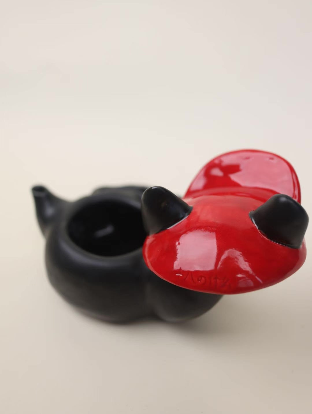 Frenchie Face Ceramic Tea Set – Handmade Dual-Purpose Mugs & Petite Treat Trays (Food-Safe Custom Glazes)